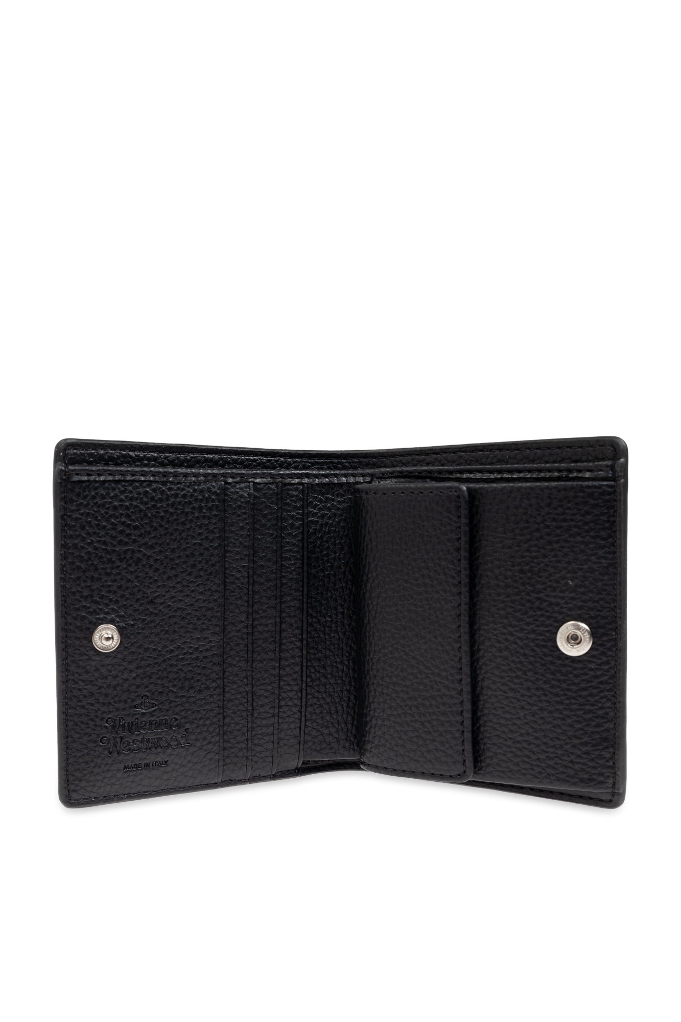 Black Leather wallet with logo Vivienne Westwood - Vitkac Canada
